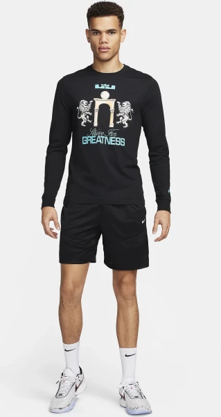 Лонгслів Nike LBJ M NK TEE LS SP24 чорний FQ4908-010
