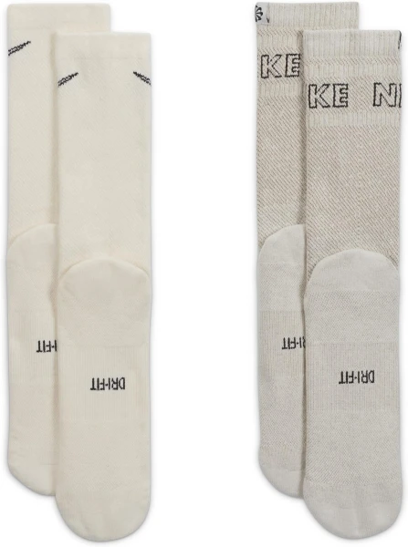 Носки Nike U NK ED PERF CSH CRW 2P 168 UD бежево-коричневые (2 пары) DZ1551-900