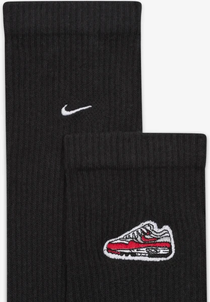 Носки Nike U NK EVERYDAY PLUS CUSH CREW 1 черные FQ0327-010