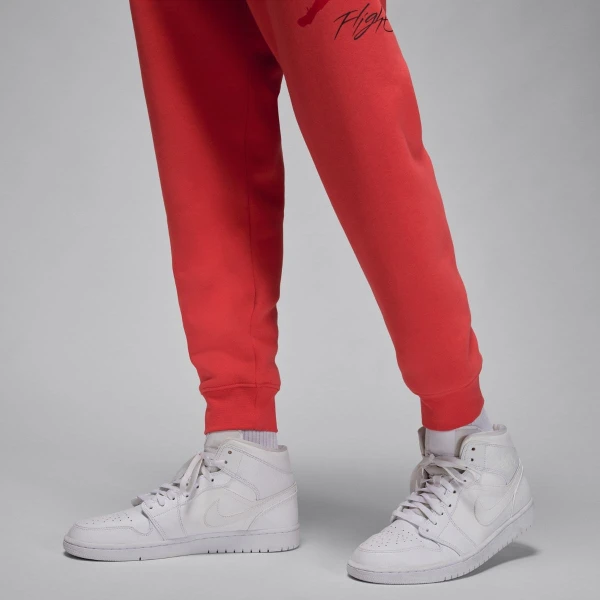 Спортивные штаны Nike M J ESS FLC BASELINE PANT красные FD7345-604