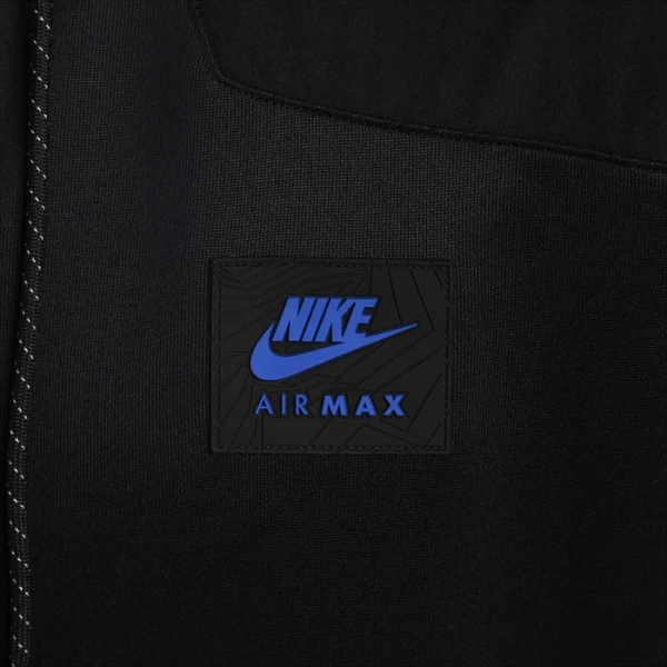 Толстовка Nike M NSW AIR MAX PK FZ HOODIE черная FV5443-010