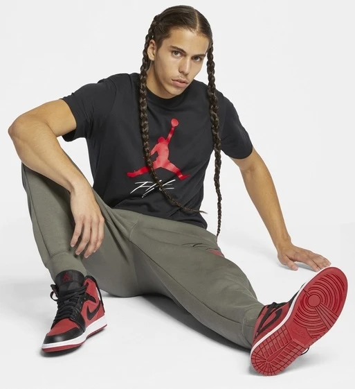 Футболка Nike JUMPMAN FLIGHT HBR TEE чорна AO0664-010