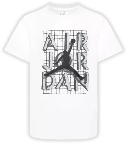 Футболка Nike M J BRAND JM STACK SS CREW белая FN5978-100