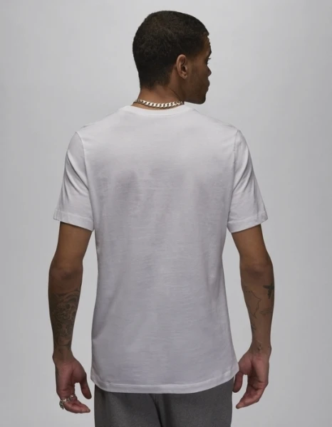 Футболка Nike M J BRAND JM STACK SS CREW белая FN5978-100