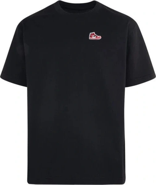 Футболка Nike M J BRAND SNKR PTCH SS CREW черная FN5982-010
