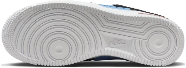 Кроссовки детские Nike AIR FORCE 1 LV8 сине-черные DZ5302-001