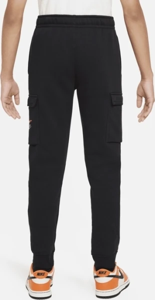 Спортивні штани підліткові Nike B NSW SI FLC CARGO PANT BB чорні FZ4718-010