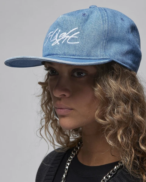Кепка Nike JORDAN U J PRO CAP US FB FLT DC 5-PNL голубая FV5293-437