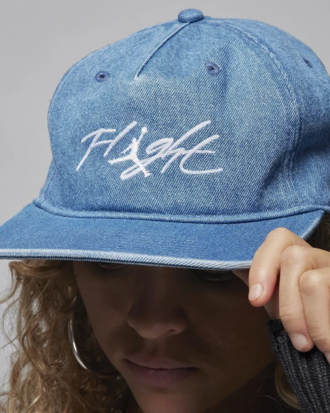 Кепка Nike JORDAN U J PRO CAP US FB FLT DC 5-PNL голубая FV5293-437
