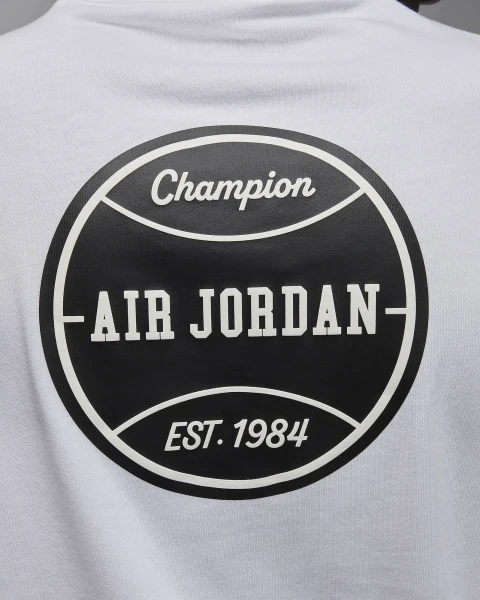 Футболка Nike JORDAN M J FLT MVP 85 SS CREW белая FN5956-100