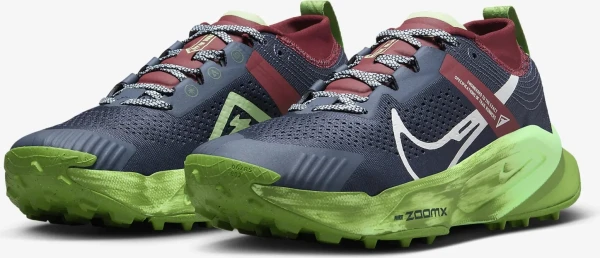 Кросівки для трейлраннінгу жіночі Nike W NIKE ZOOMX ZEGAMA TRAIL темно-синьо-зелені DH0625-403