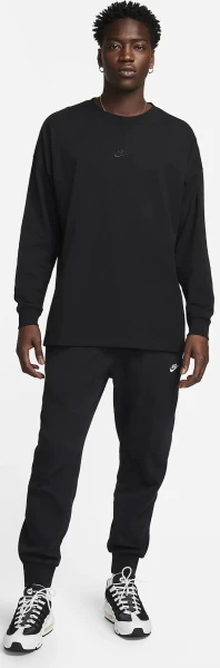 Спортивные штаны Nike M NK CLUB KNIT JOGGER черные FQ4330-010