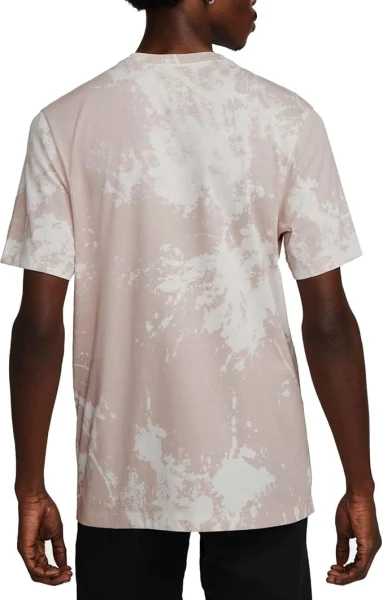 Футболка Nike M NK DF TEE RUN DIVISN AOP бежево-белая DZ2729-030