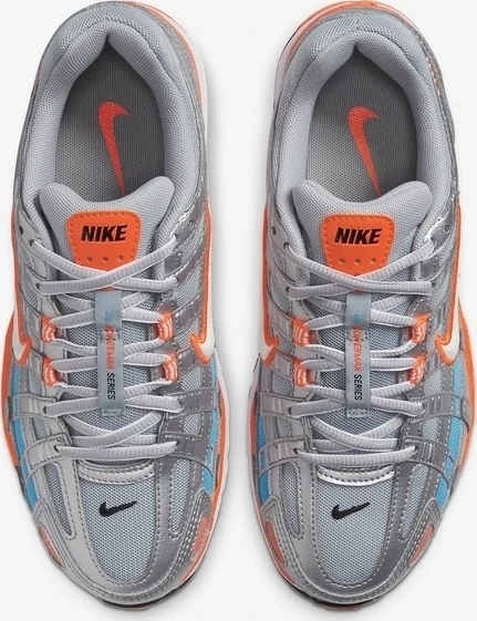 Кроссовки женские Nike W NIKE P-6000 серебряно-оранжевые CT3751-001