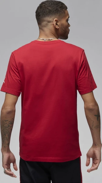 Футболка Nike M J FLT MVP WM SS CREW красная FN5958-687