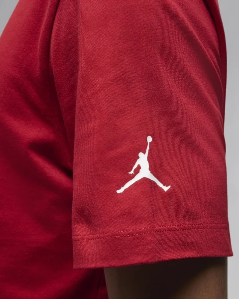 Футболка Nike M J FLT MVP WM SS CREW красная FN5958-687