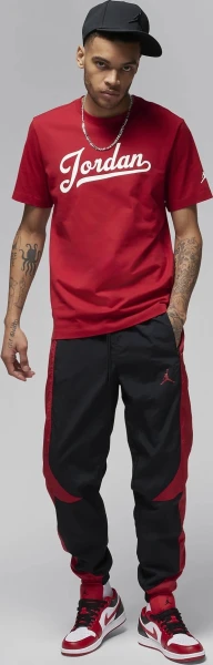 Футболка Nike M J FLT MVP WM SS CREW красная FN5958-687