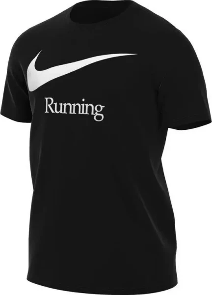Футболка Nike M NK DF RUN HBR FS черная DB5589-010