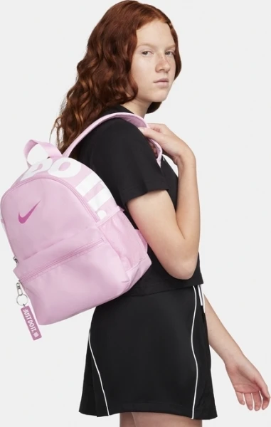 Рюкзак подростковый Nike Y NK BRSLA JDI MINI BKPK розовый DR6091-629