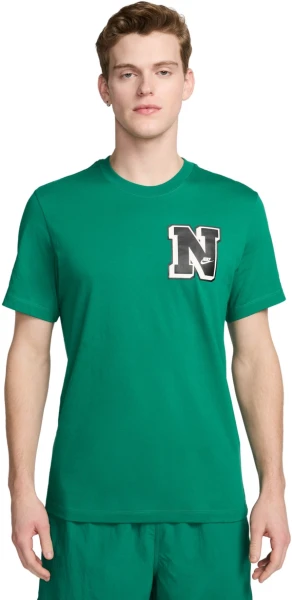 Футболка Nike M NSW TEE CLUB SSNL LBR зеленая FV3772-365