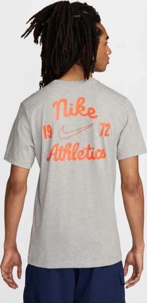 Футболка Nike M NSW TEE CLUB SSNL LBR сіра FV3772-063