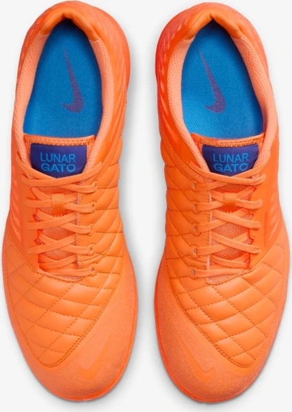 Футзалки (бампы) Nike LUNAR GATO II оранжевые 580456-800