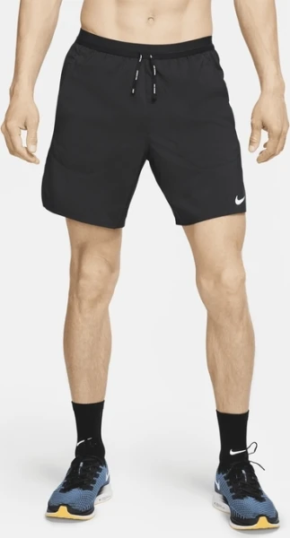 Шорты для бега Nike M NK DF FLX STRD 2IN1 SHRT 7IN черные CJ5471-010