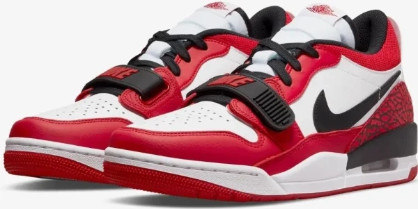 Кроссовки Nike JORDAN AIR LEGACY 312 LOW красно-белые CD7069-116