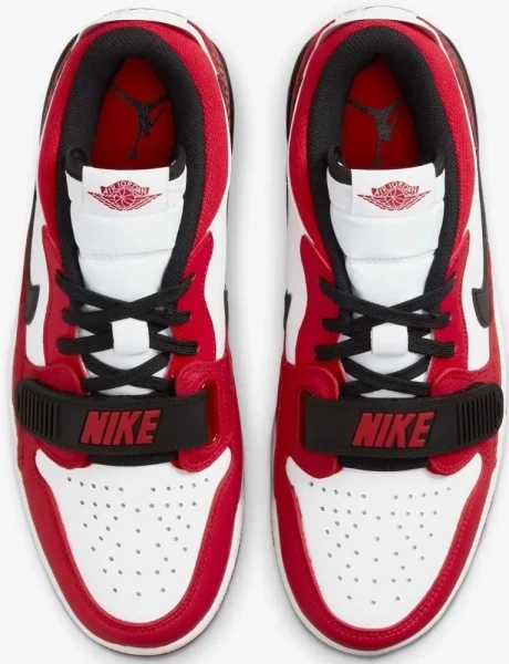 Кроссовки Nike JORDAN AIR LEGACY 312 LOW красно-белые CD7069-116