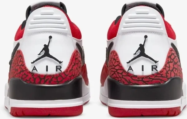 Кроссовки Nike JORDAN AIR LEGACY 312 LOW красно-белые CD7069-116