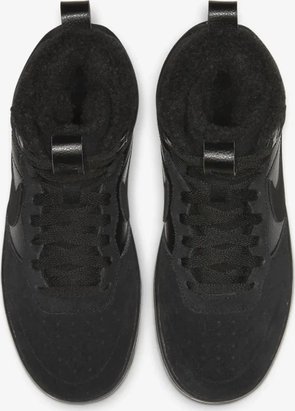 Кроссовки детские Nike COURT BOROUGH MID 2 BOOT BG черные CQ4023-001