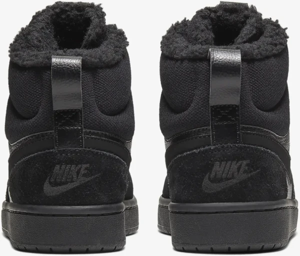 Кроссовки детские Nike COURT BOROUGH MID 2 BOOT BG черные CQ4023-001