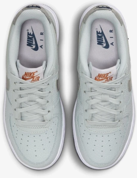 Кроссовки детские Nike AIR FORCE 1 GS серо-серебряные CT3839-004