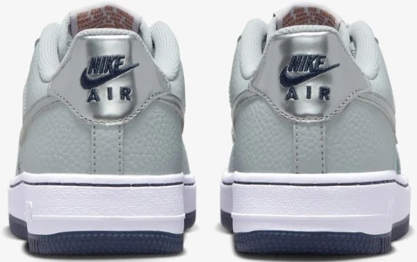 Кроссовки детские Nike AIR FORCE 1 GS серо-серебряные CT3839-004