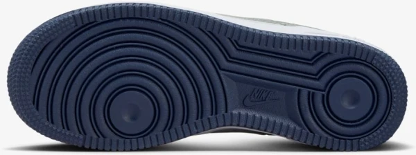 Кроссовки детские Nike AIR FORCE 1 GS серо-серебряные CT3839-004