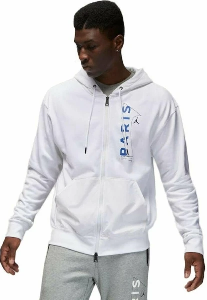 Толстовка Nike JORDAN MJ PSG FLC FZ біла DN6150-100