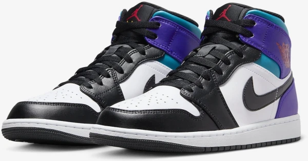 Кроссовки Nike JORDAN AIR 1 MID разноцветные DQ8426-154