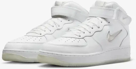 Кроссовки Nike AIR FORCE 1 MID '07 белые DZ2672-101