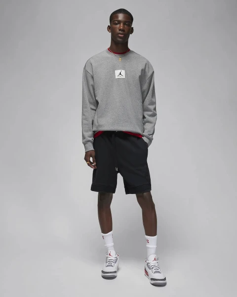 Світшот Nike JORDAN M ESS STMT FLC сірий FB6932-091