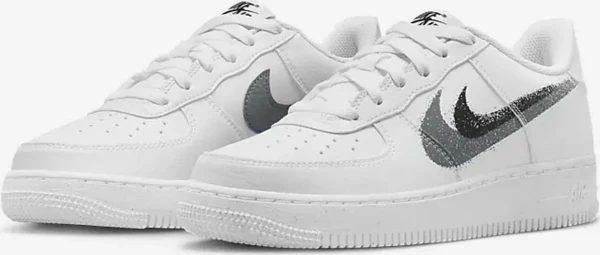 Кроссовки детские Nike AIR FORCE 1 GS белые FD0694-100
