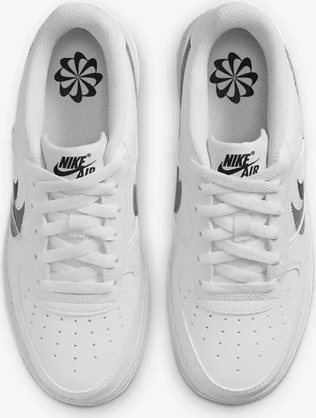Кроссовки детские Nike AIR FORCE 1 GS белые FD0694-100