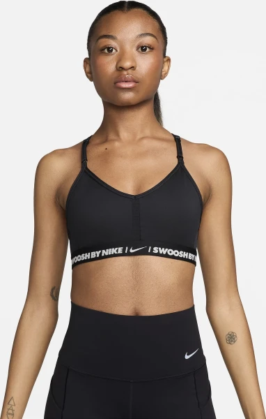 Топ жіночий Nike W NK DF INDY BRA GLS чорний FZ4870-010
