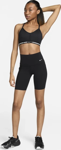 Топ жіночий Nike W NK DF INDY BRA GLS чорний FZ4870-010