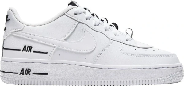 Кроссовки подростковые Nike AIR FORCE 1 LV8 3 GS белые CJ4092-100