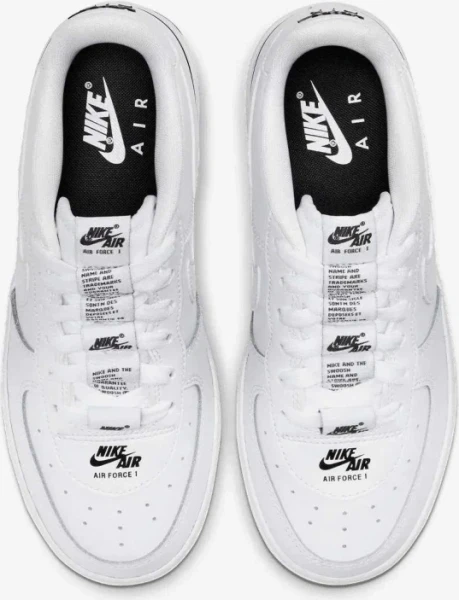 Кроссовки подростковые Nike AIR FORCE 1 LV8 3 GS белые CJ4092-100