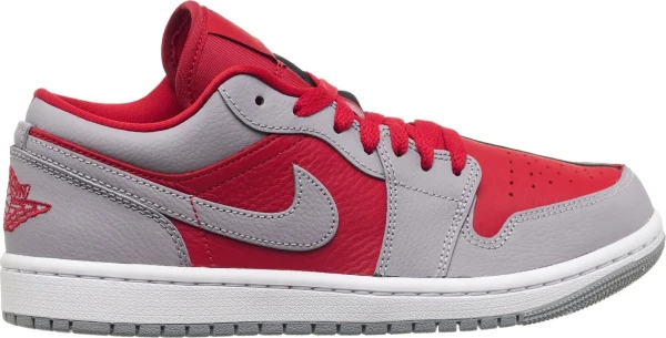 Кросівки жіночі Nike AIR JORDAN 1 LOW SE червоно-чорно-сірі DR0502-600