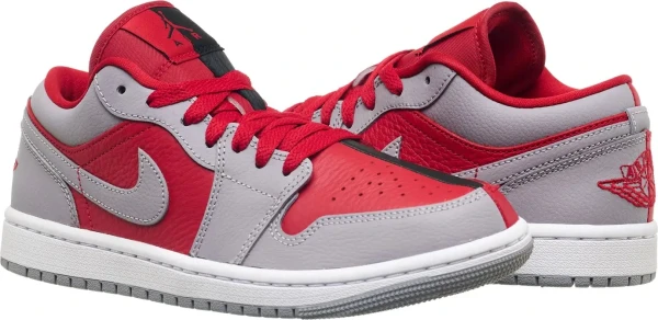 Кросівки жіночі Nike AIR JORDAN 1 LOW SE червоно-чорно-сірі DR0502-600
