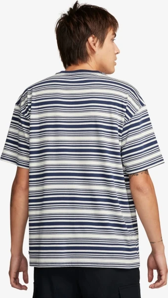 Футболка Nike U NK SB TEE M90 STRIPE SP24 бело-темно-синяя FQ3711-410