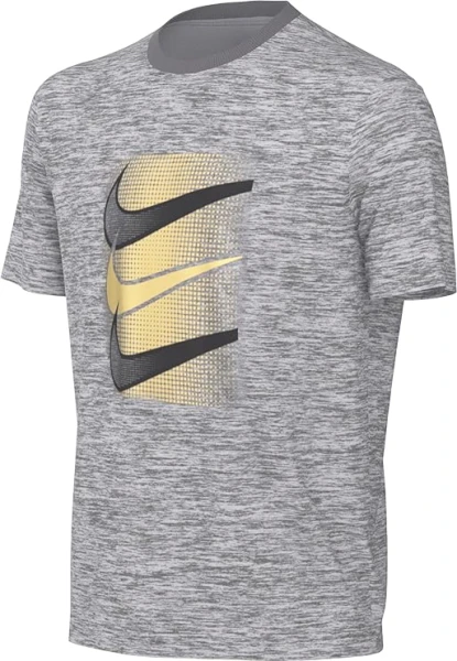 Футболка підліткова Nike U NSW TEE CORE BRANDMARK 4 сіра DX9525-063
