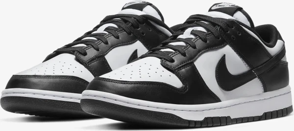 Кросівки Nike DUNK LOW RETRO біло-чорні DD1391-100